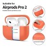 Etui silikonowe TECH-PROTECT SILICONE APPLE AIRPODS PRO 1 / 2 NEON ORANGE